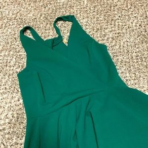 Lulu’s Formal Green Racerback Dress